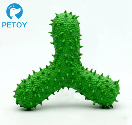 Eco - Friendly Interactive Squeaky Dog Toys For Aggressive Chewers 12cm Diameter