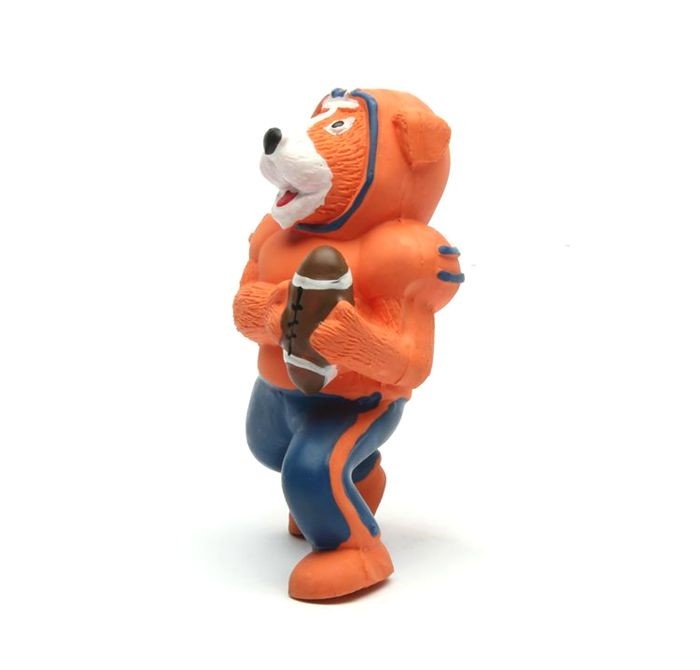 Adorable Safe Dog Chews For Aggressive Chewers Tiger Play Football Design