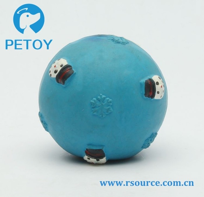 Lovely Christmas Latex toys durable dog ball toys